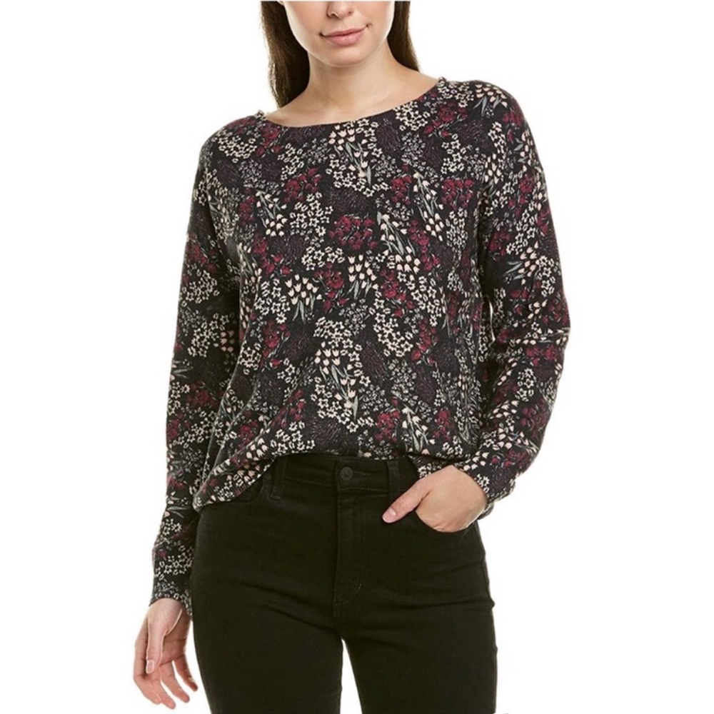 Joie Eloisa Cashmere-Blend Sweater in Black/Multi